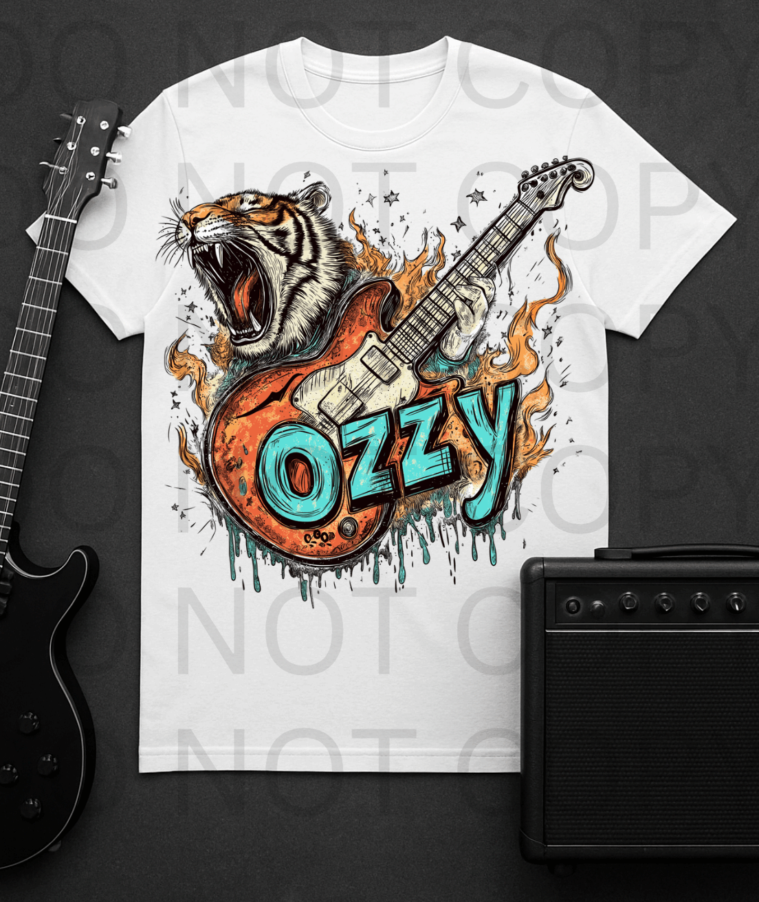 Ozzy #5631 - Ready to Press DTF Transfer Full Color