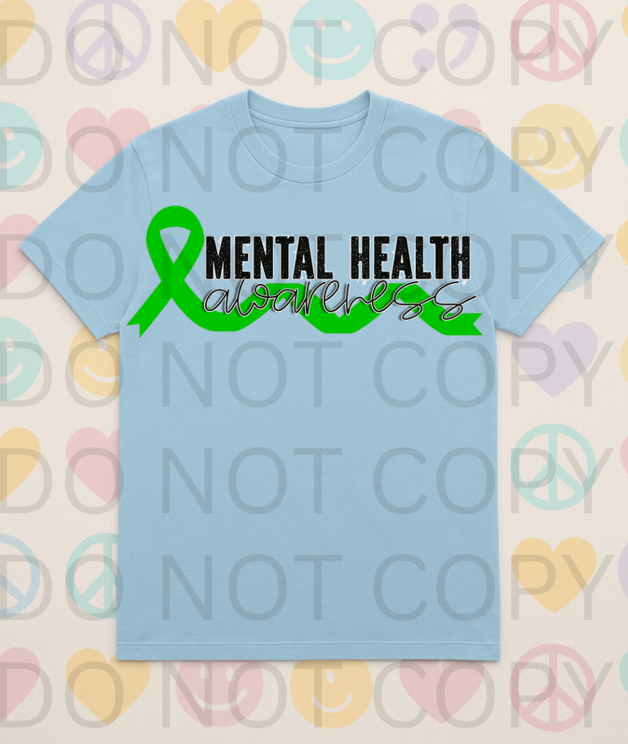 Mental Health Awareness #5654 - Ready to Press DTF Transfer Full Color