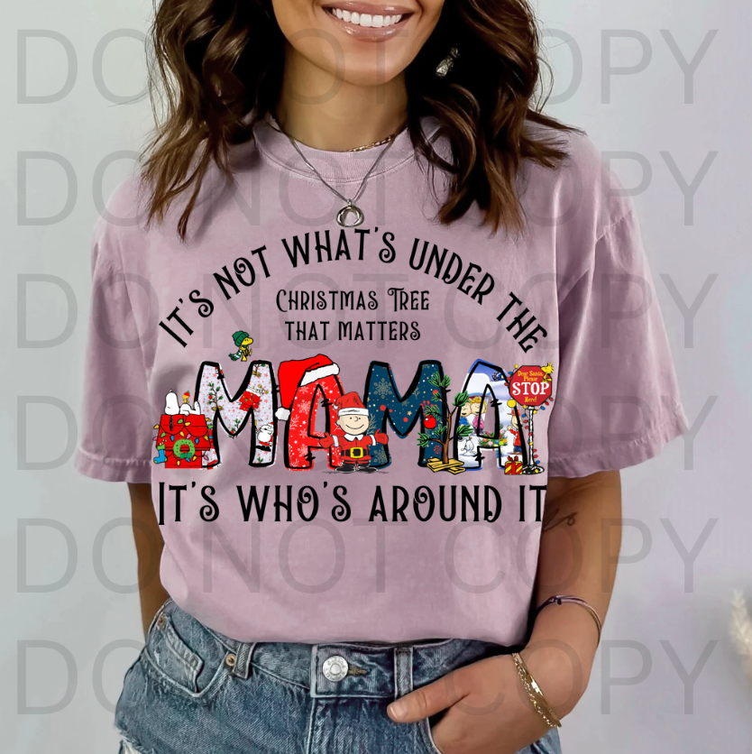 Charlie Brown Mama #5769 - Ready to Press DTF Transfer Full Color