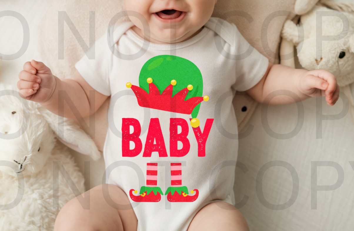 Baby Elf #5832 - Ready to Press DTF Transfer Full Color