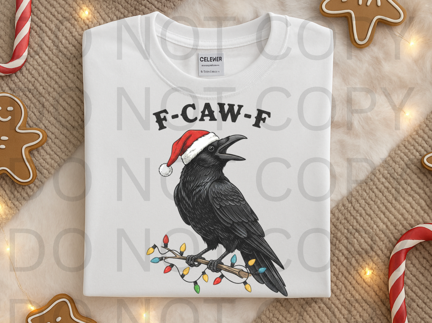 F-Caw-F #6025 - Ready to Press DTF Transfer Full Color