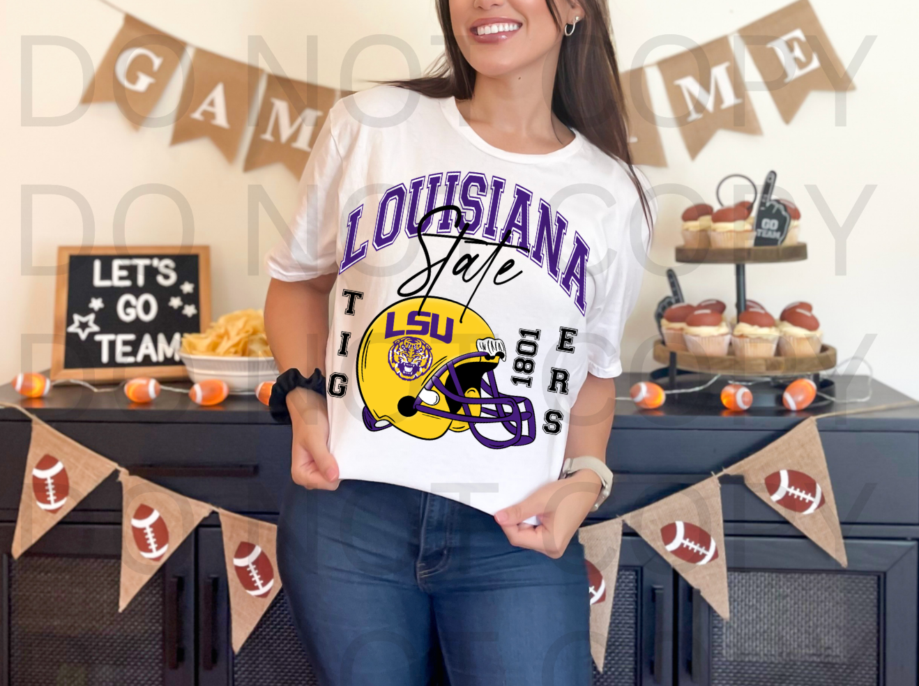 LSU #6050 - Ready to Press DTF Transfer Full Color