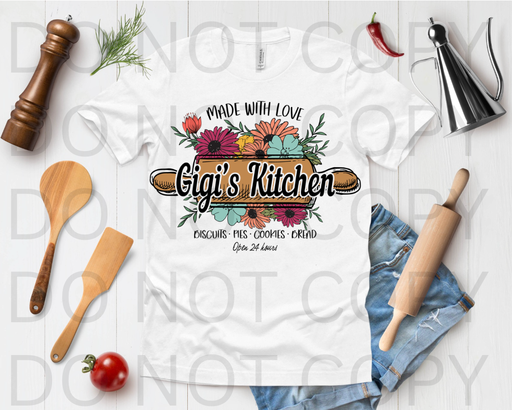 Mad With Love - Gigis Kitchen #6130 - Ready to Press DTF Transfer Full Color