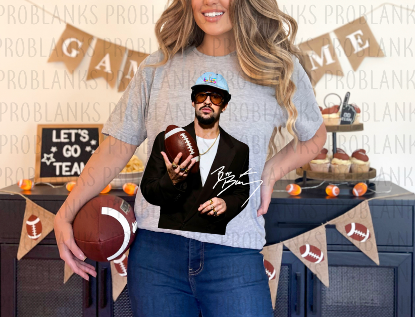 Bad Bunny #015 - Ready to Press DTF Transfer Full Color