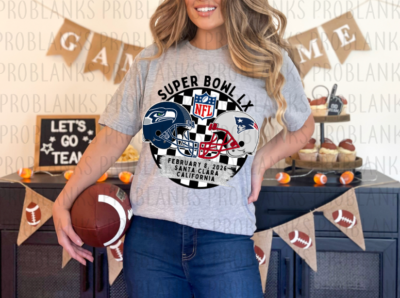 Checkered SB LX #023 - Ready to Press DTF Transfer Full Color