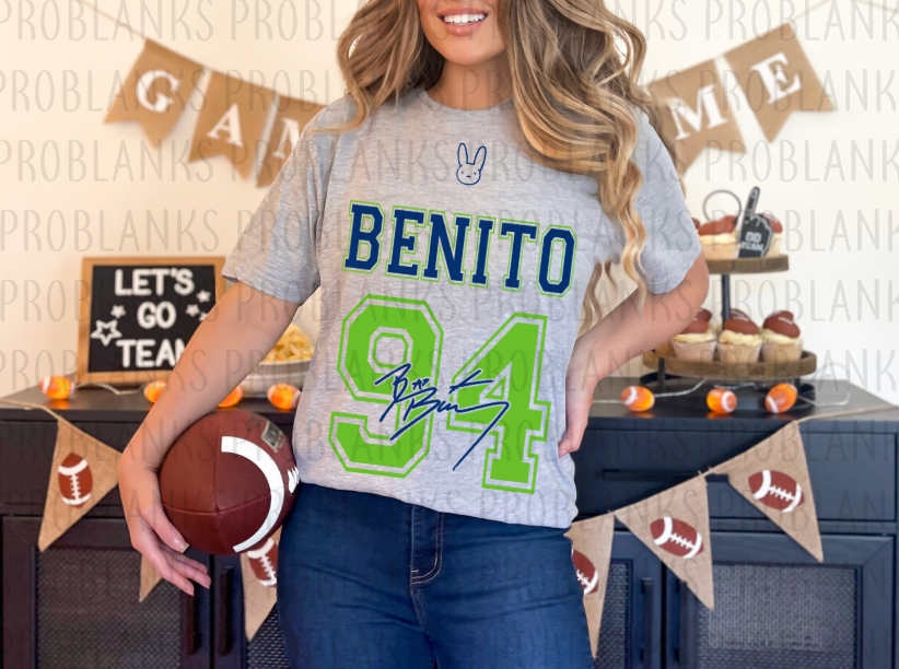 Benito Bowl Jersey #032 - Ready to Press DTF Transfer Full Color