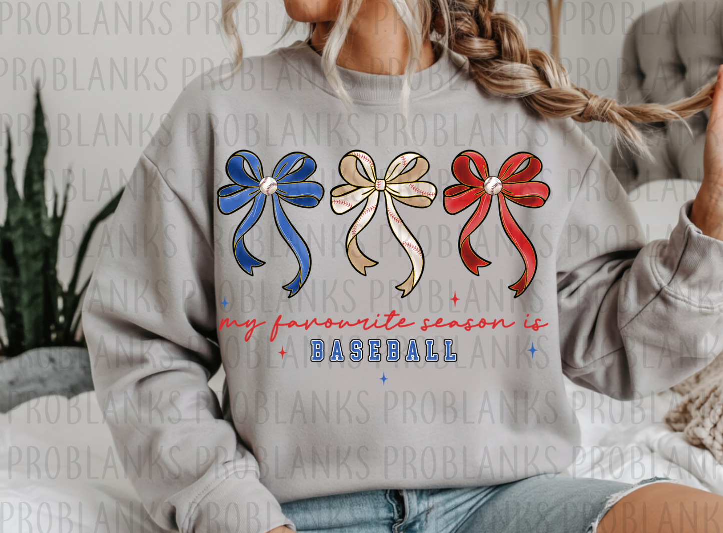 My Favorite Season Is Baseball #6486 - Ready to Press DTF Transfer Full Color