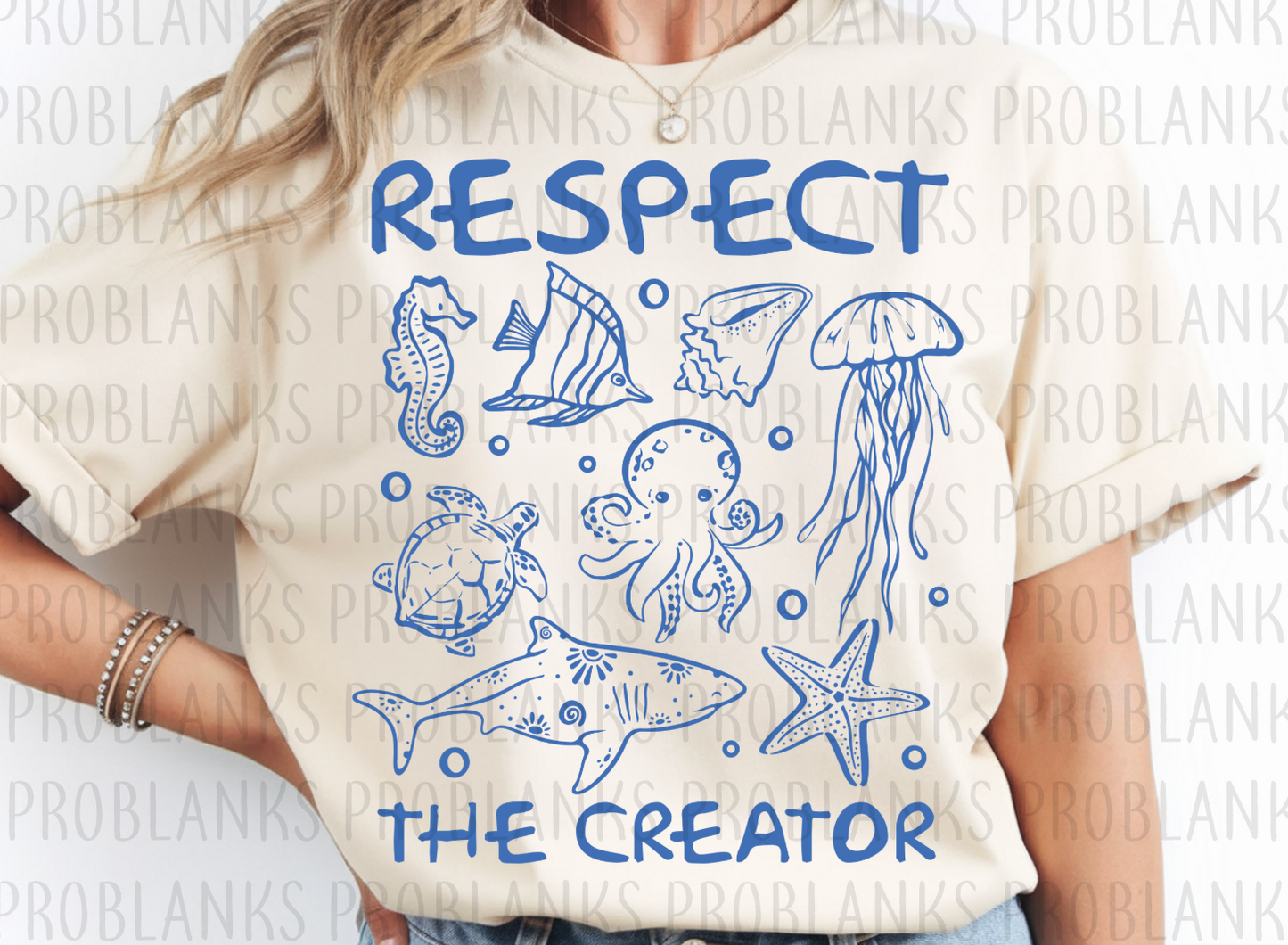 Respect The Creator #6505 - Ready to Press DTF Transfer Full Color