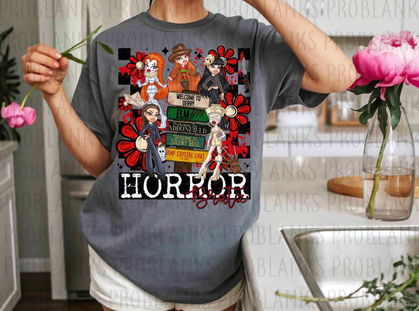 Horror Bratz #6554 - Ready to Press DTF Transfer Full Color