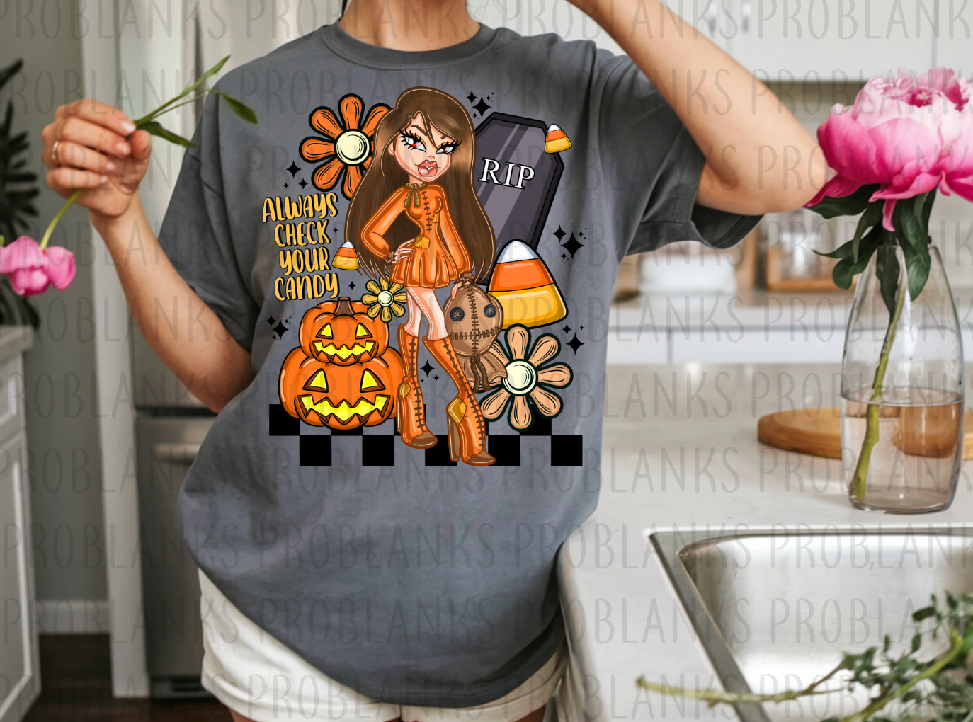 Always Check Your Candy Bratz #6557 - Ready to Press DTF Transfer Full Color