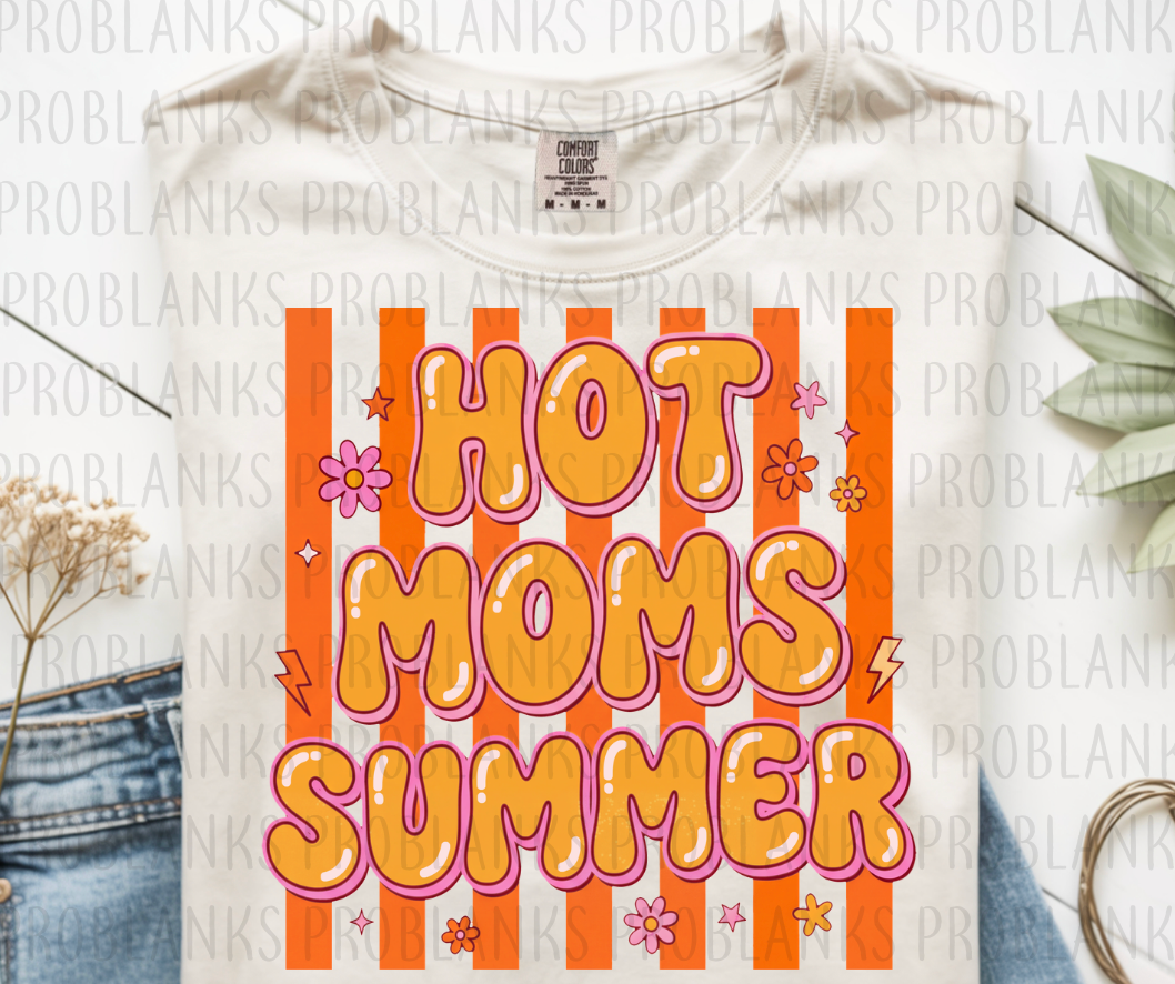 Hot Moms Summer #6608 - Ready to Press DTF Transfer Full Color