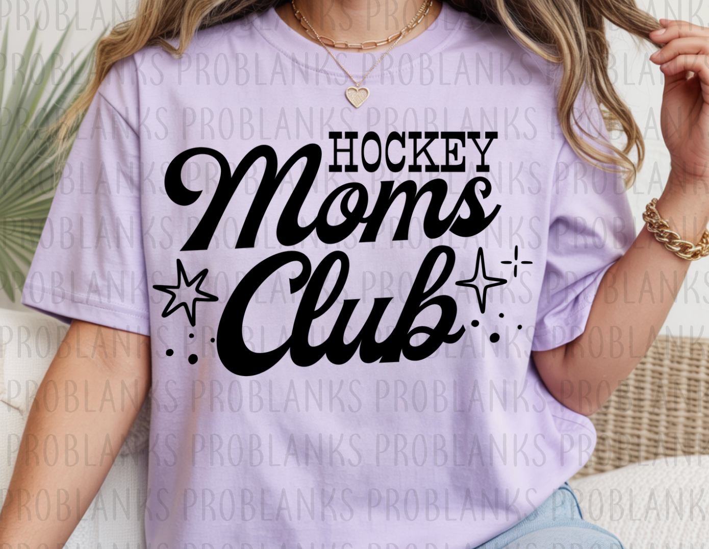 Hockey Moms Club #6672 - Ready to Press DTF Transfer Full Color