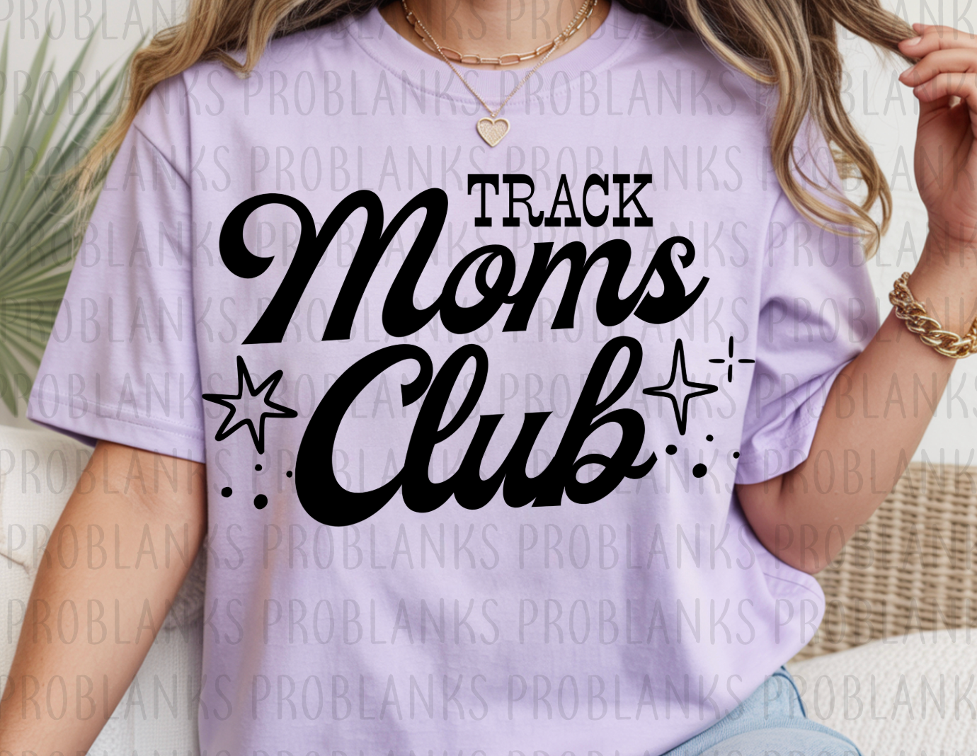 Track Moms Club #6670 - Ready to Press DTF Transfer Full Color