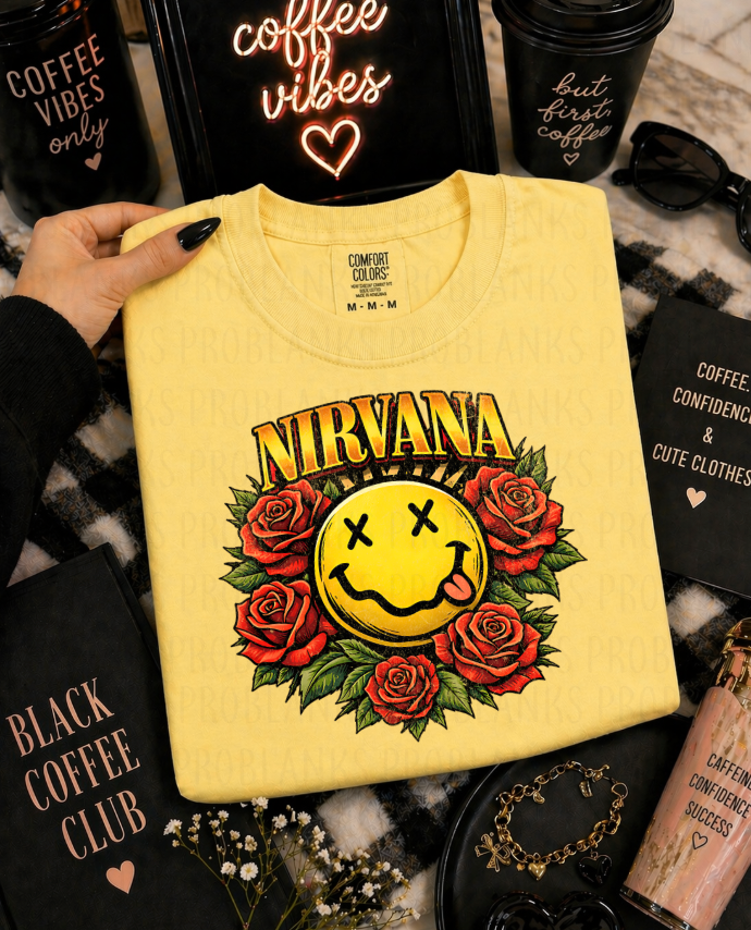 Nirvana #6714 - Ready to Press DTF Transfer Full Color