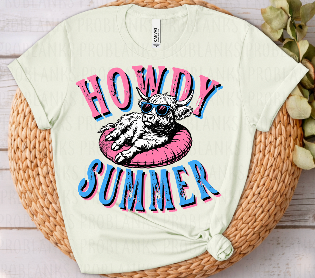 Howdy Summer - $2 Transfer Thursday - ADULT 11 Inch Transfer
