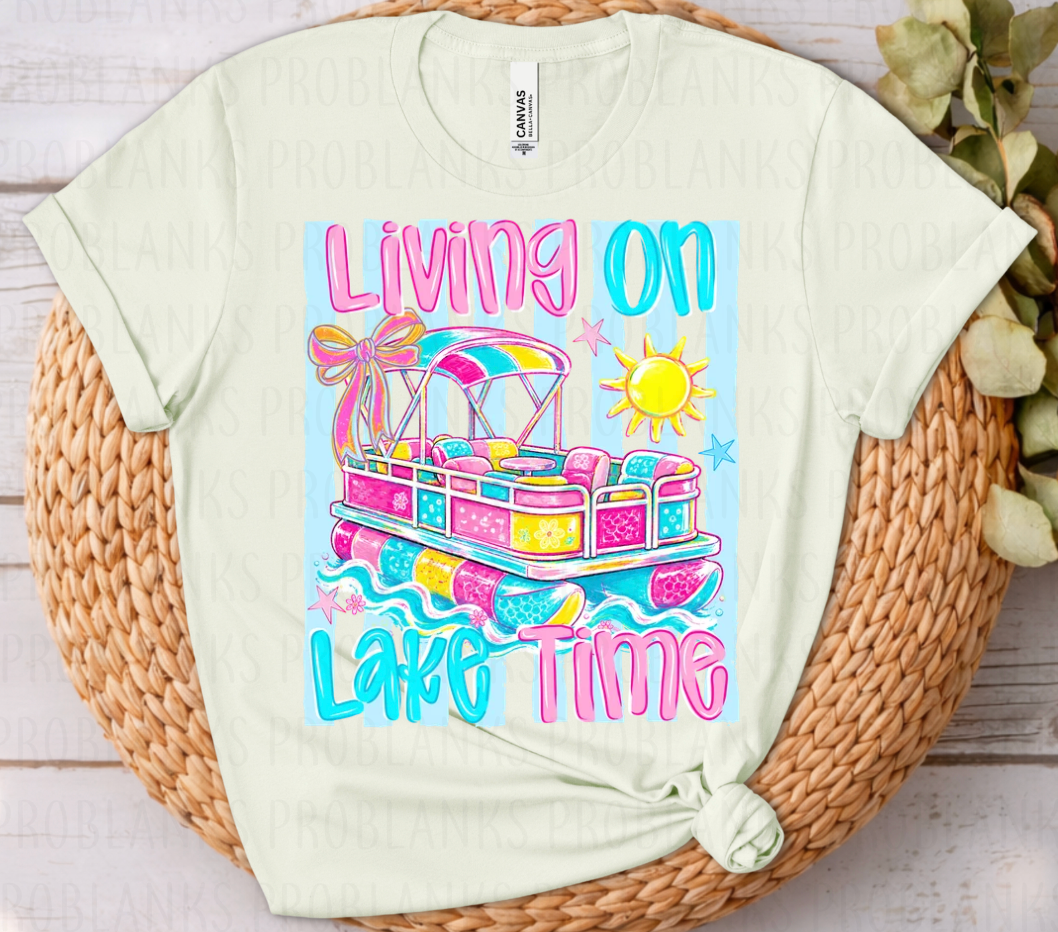 Living On Lake Time - $2 Transfer Thursday - ADULT 11 Inch Transfer
