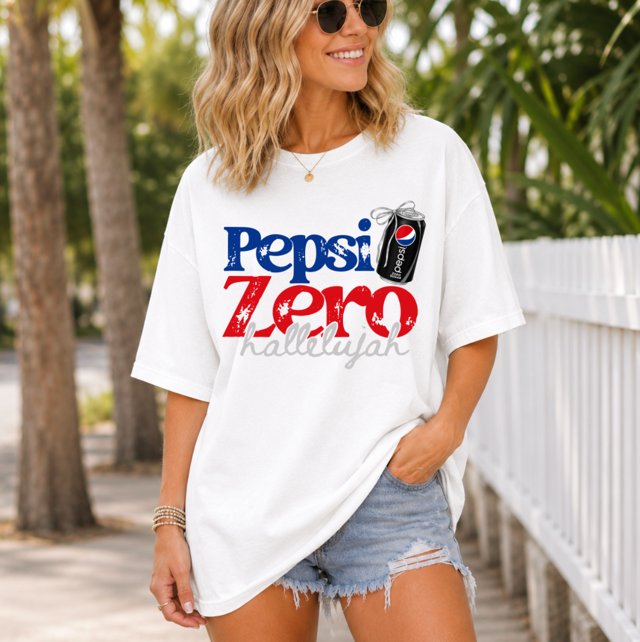 Pepsi Zero Hallelujah #6782 - Ready to Press DTF Transfer Full Color