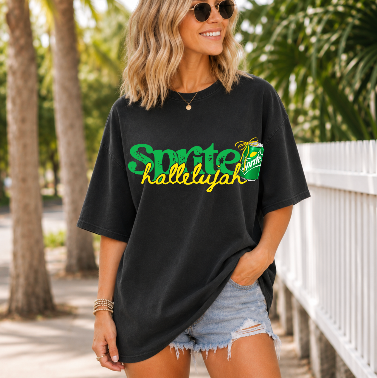 Sprite Hallelujah #6784 - Ready to Press DTF Transfer Full Color
