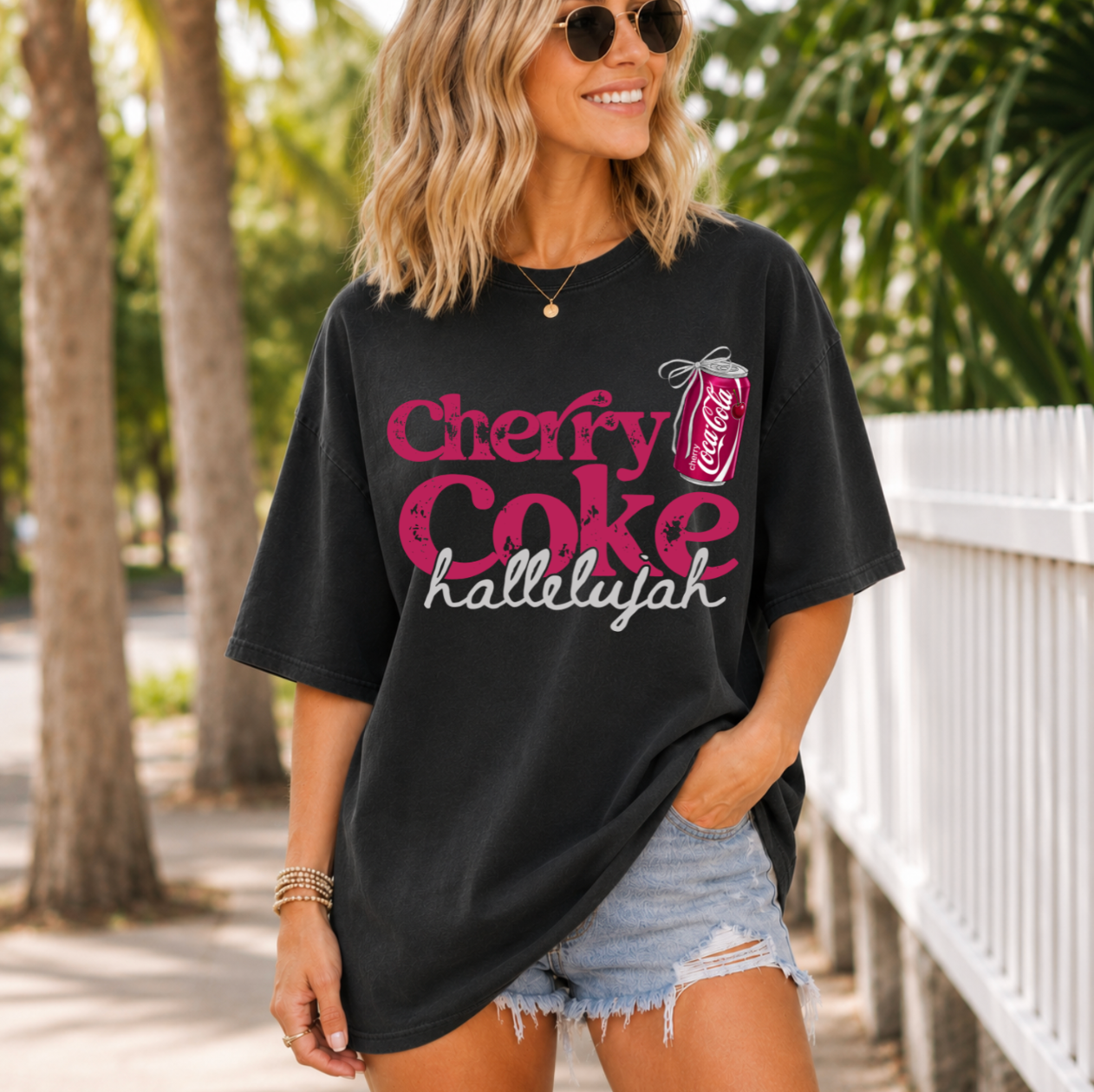 Cherry Coke Hallelujah #6785 - Ready to Press DTF Transfer Full Color