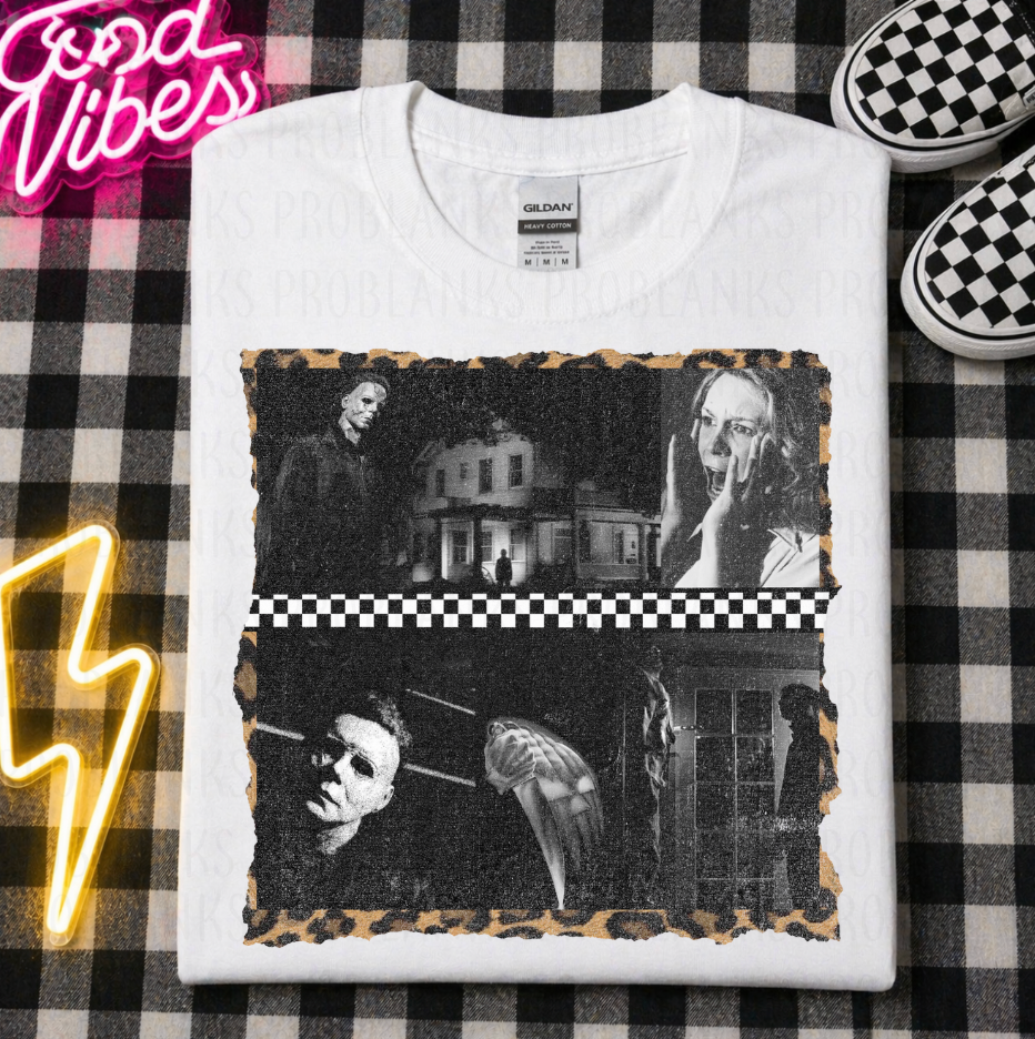 Myers Distressed Collage #6808 - Ready to Press DTF Transfer Full Color