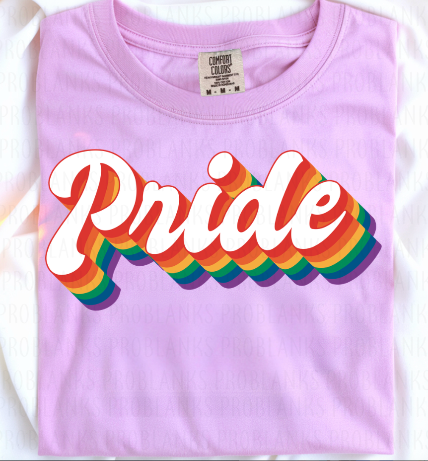 Rainbow Pride #6984 - Ready to Press DTF Transfer Full Color