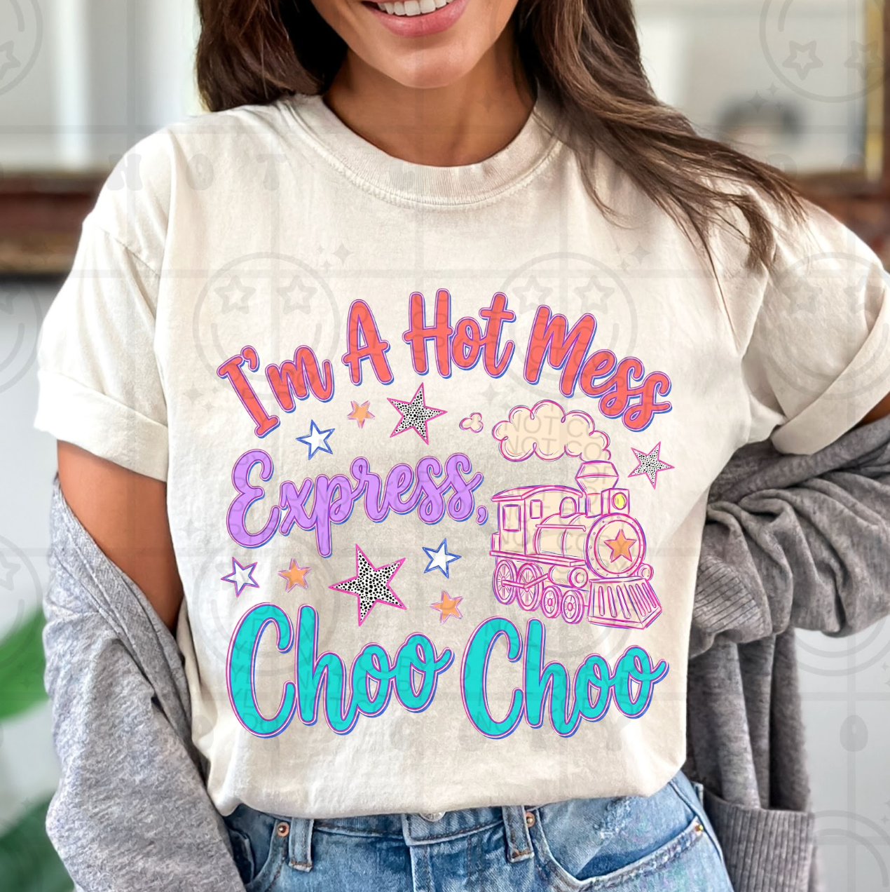 I'm A Hot Mess Express #6903 - Ready to Press DTF Transfer Full Color