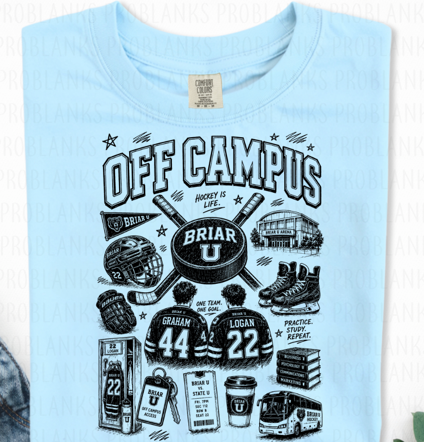Off Campus Collage #6900 - Ready to Press DTF Transfer Full Color