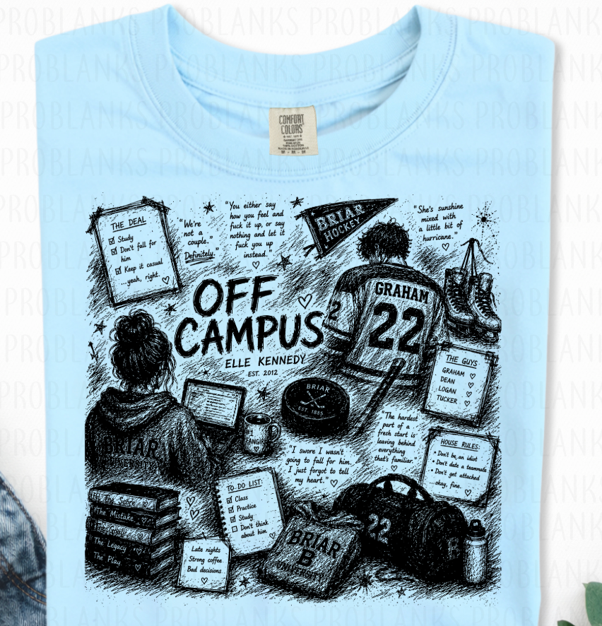 Off Campus Collage #6884 - Ready to Press DTF Transfer Full Color