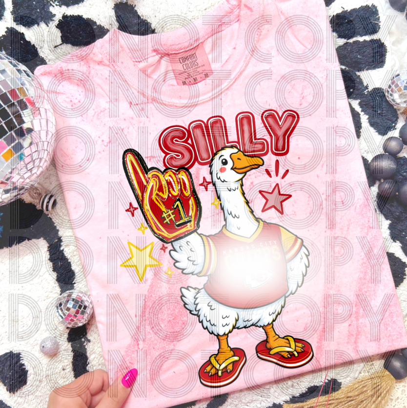 K. City Silly Goose #6966 - Ready to Press DTF Transfer Full Color
