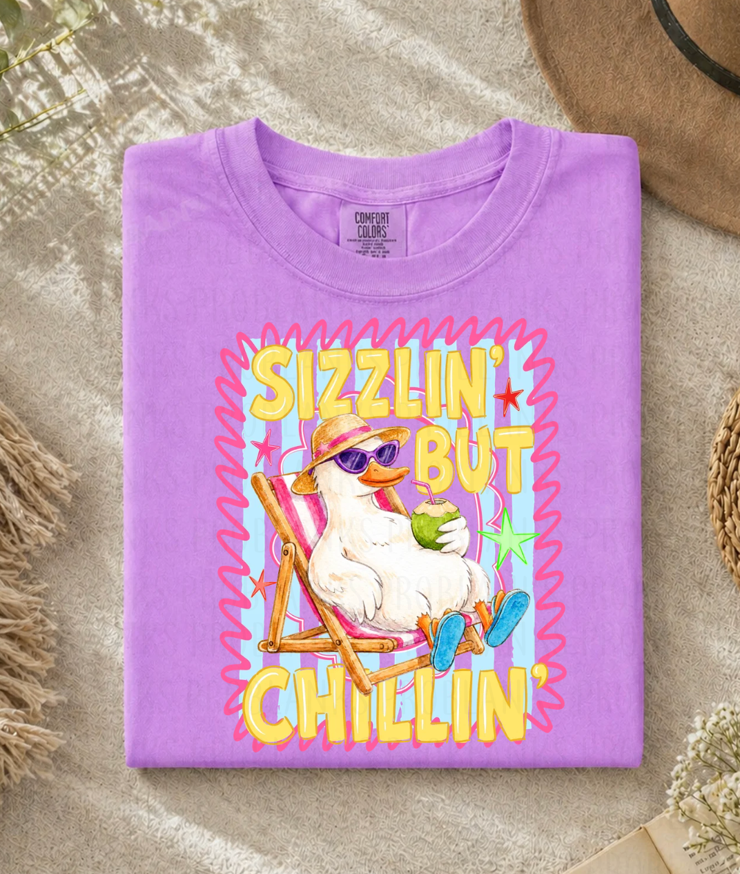 Sizzlin' But Chillin' - $2 Transfer Thursday - ADULT 11 Inch Transfer
