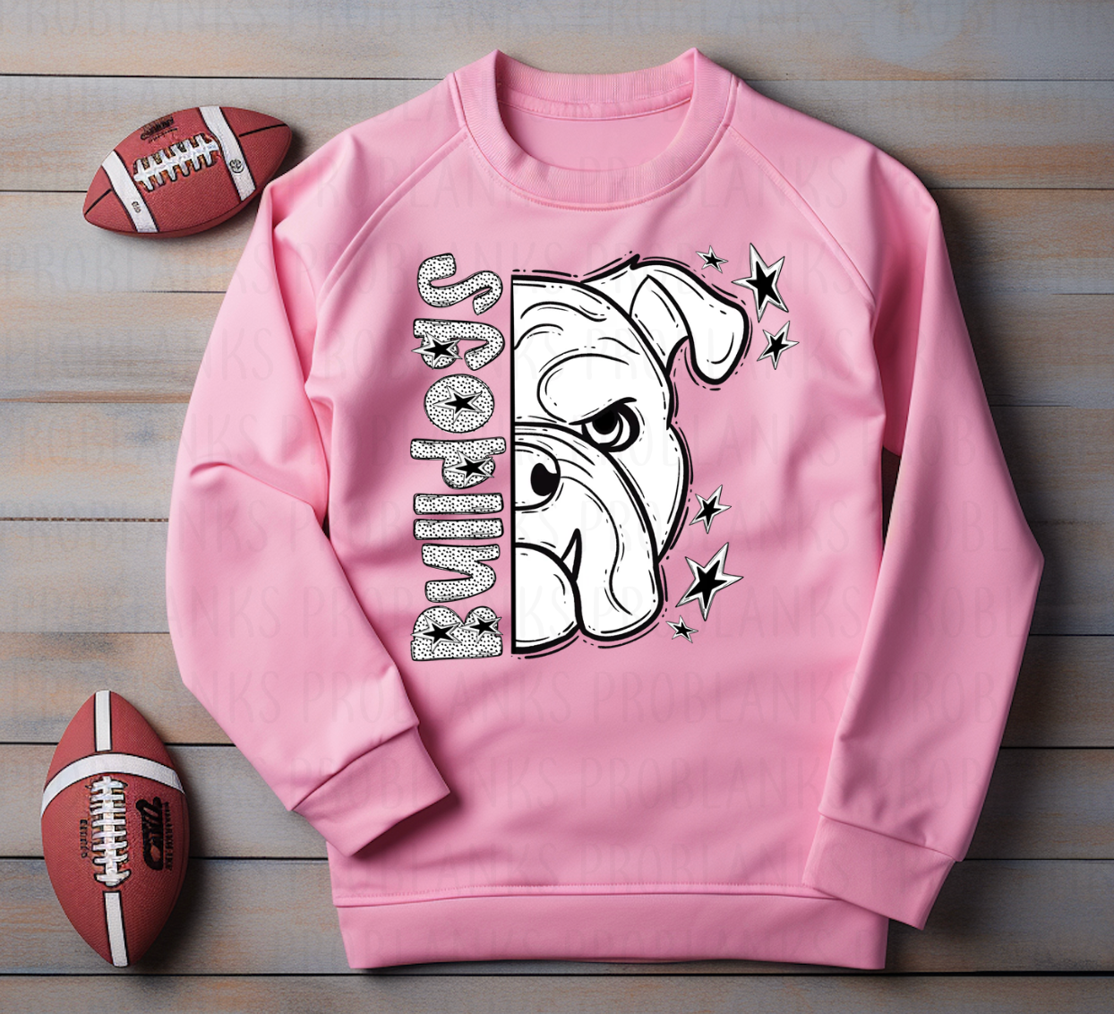 Bulldogs Dottie Mascot - $2 Transfer Thursday - ADULT 11 Inch Transfer