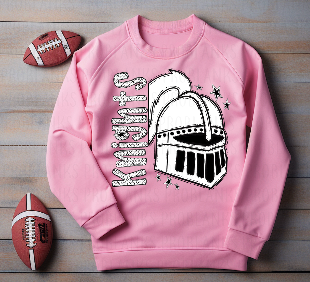 Knights Dottie Mascot - $2 Transfer Thursday - ADULT 11 Inch Transfer