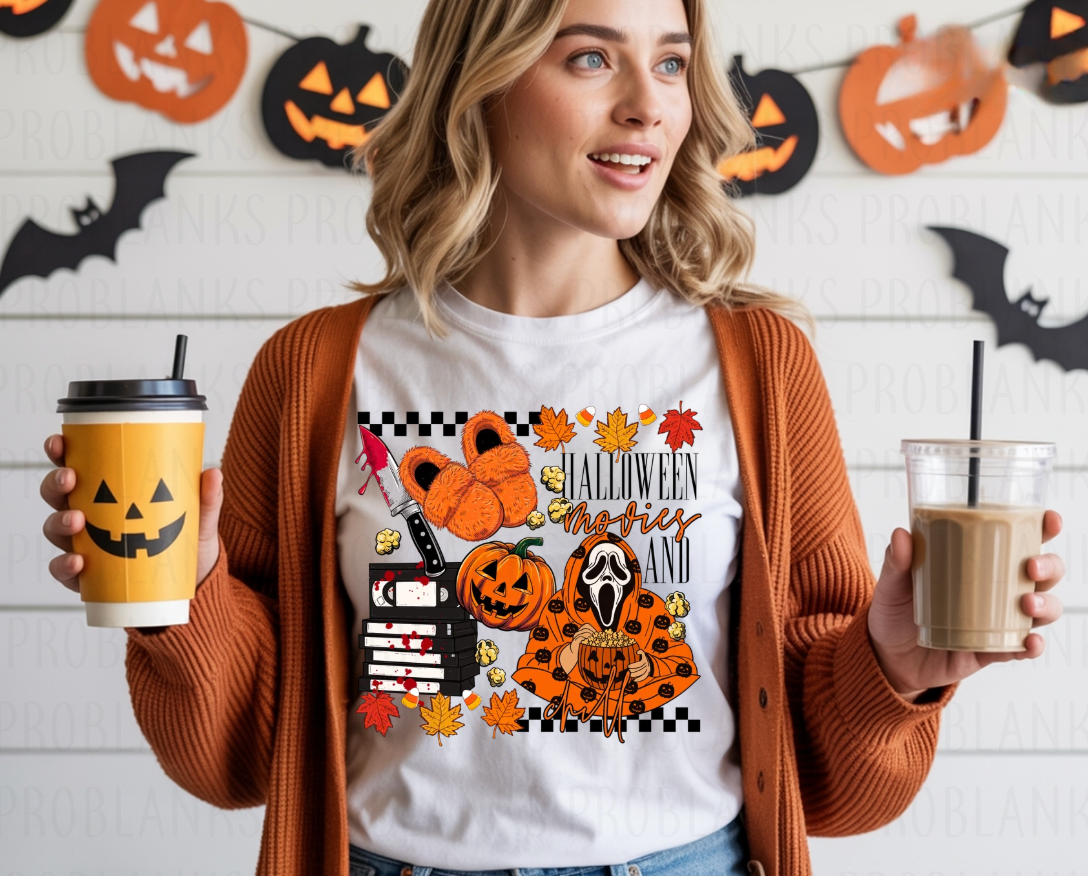 Halloween Movies & Chill - $2 Transfer Thursday - ADULT 11 Inch Transfer