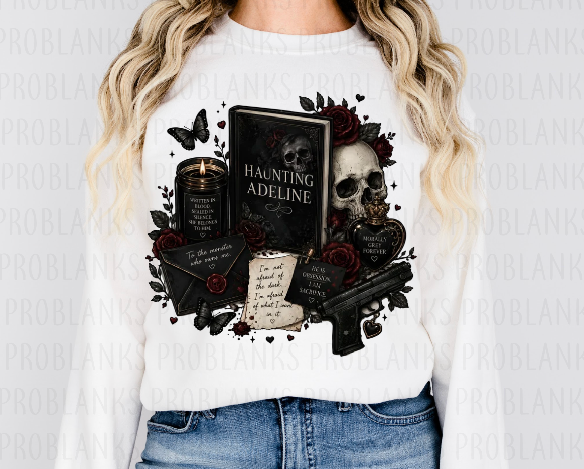 Haunting Adeline #7152 - Ready to Press DTF Transfer Full Color