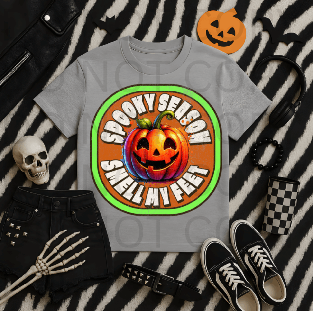 Spooky Season Smell My Feet - $2 Transfer Thursday - ADULT 11 Inch Transfer