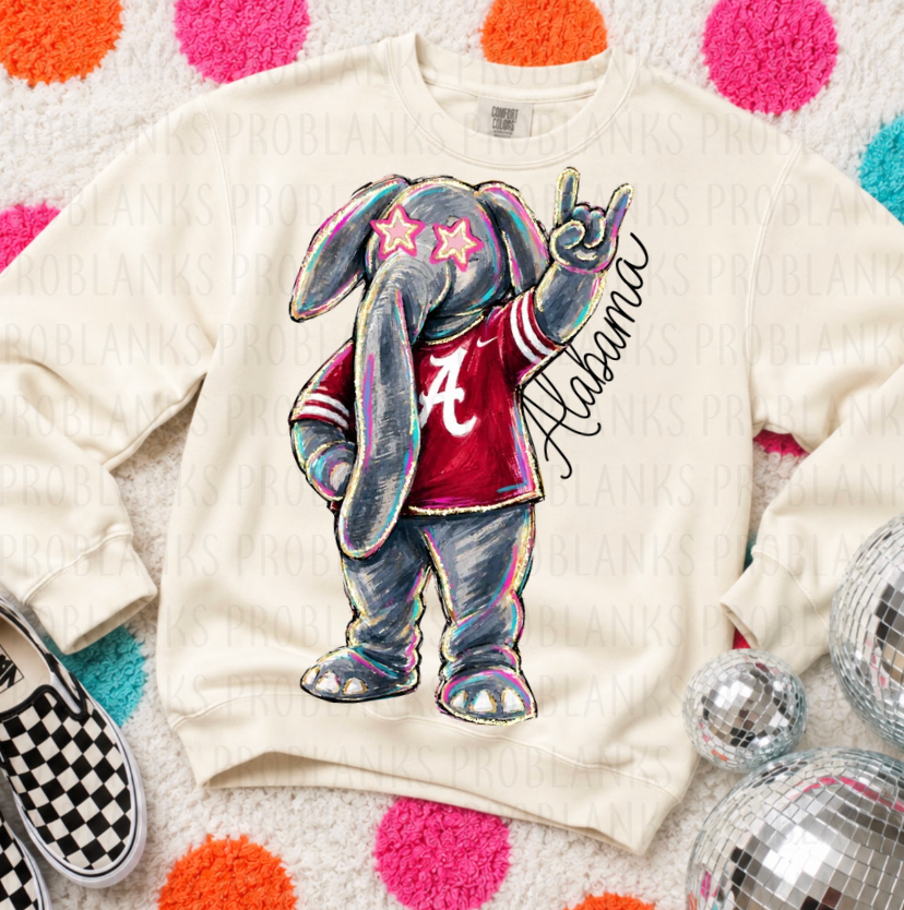 Alabama Game Day #7211 - Ready to Press DTF Transfer Full Color