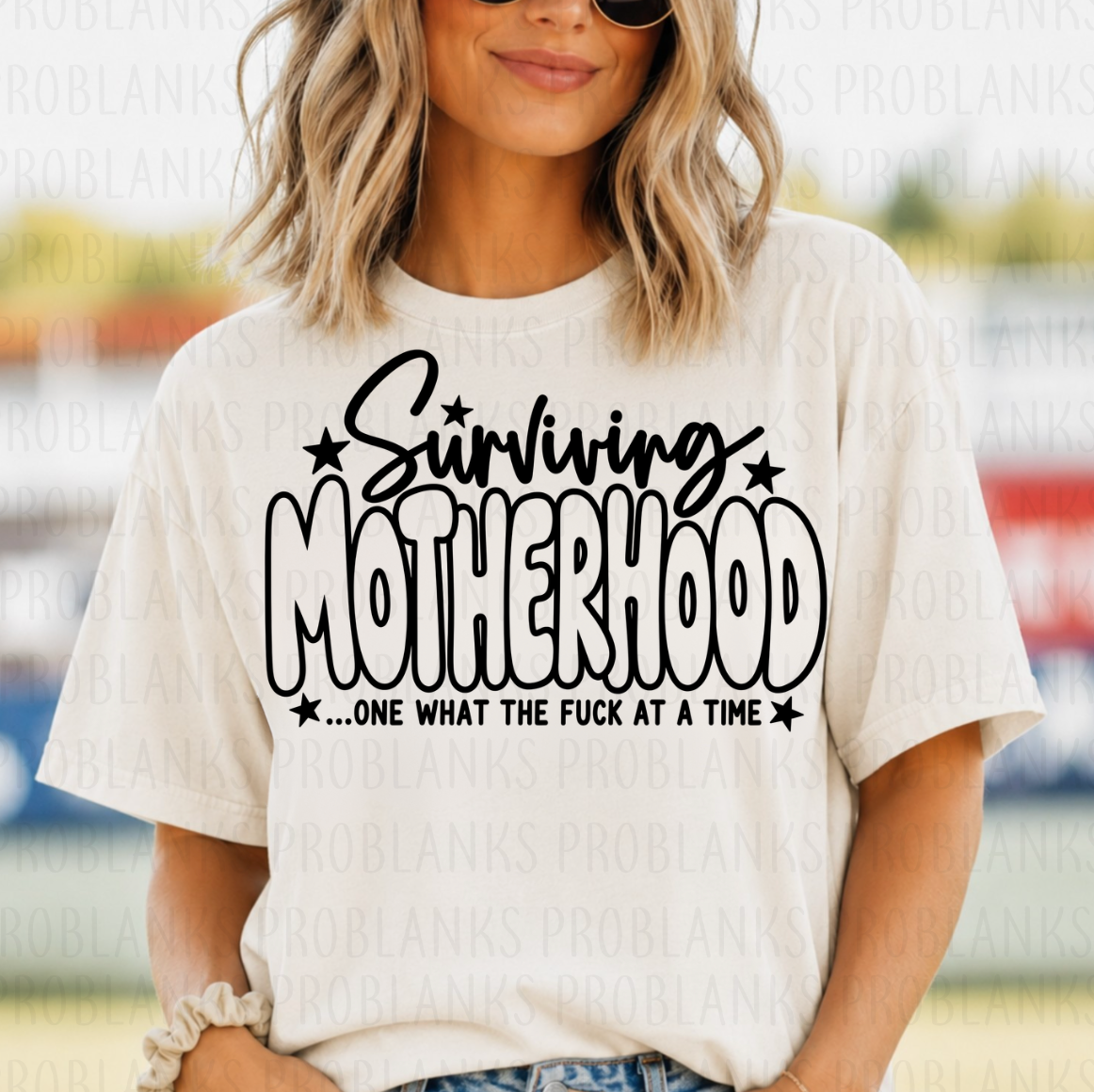 Surviving Motherhood #7266 - Ready to Press DTF Transfer Full Color