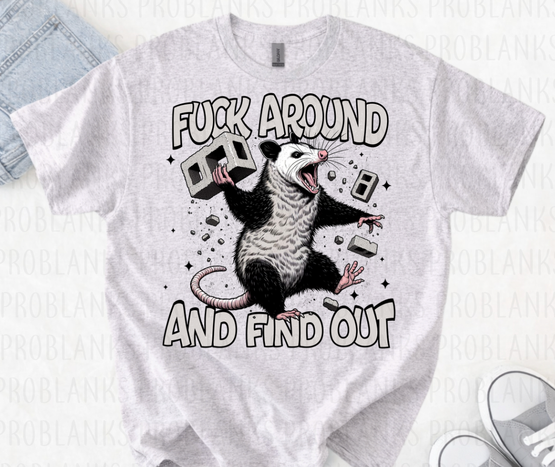 Raccoon F*ck Around & Find Out - $2 Transfer Thursday - ADULT 11 Inch Transfer