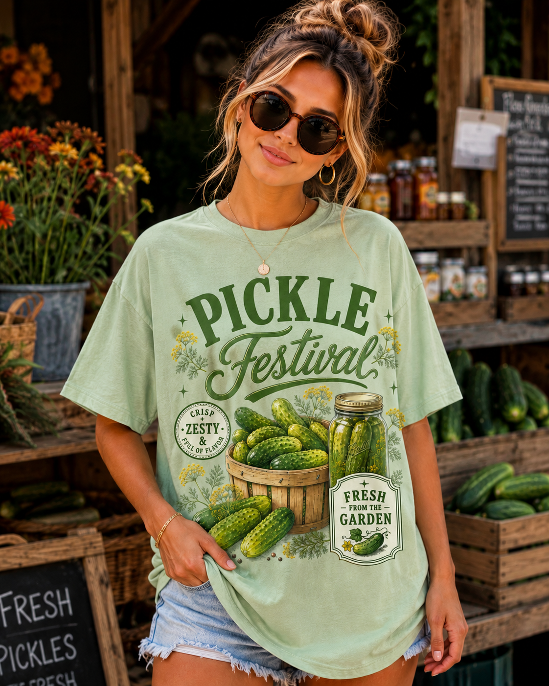 Pickle Festival #7002 - Ready to Press DTF Transfer Full Color