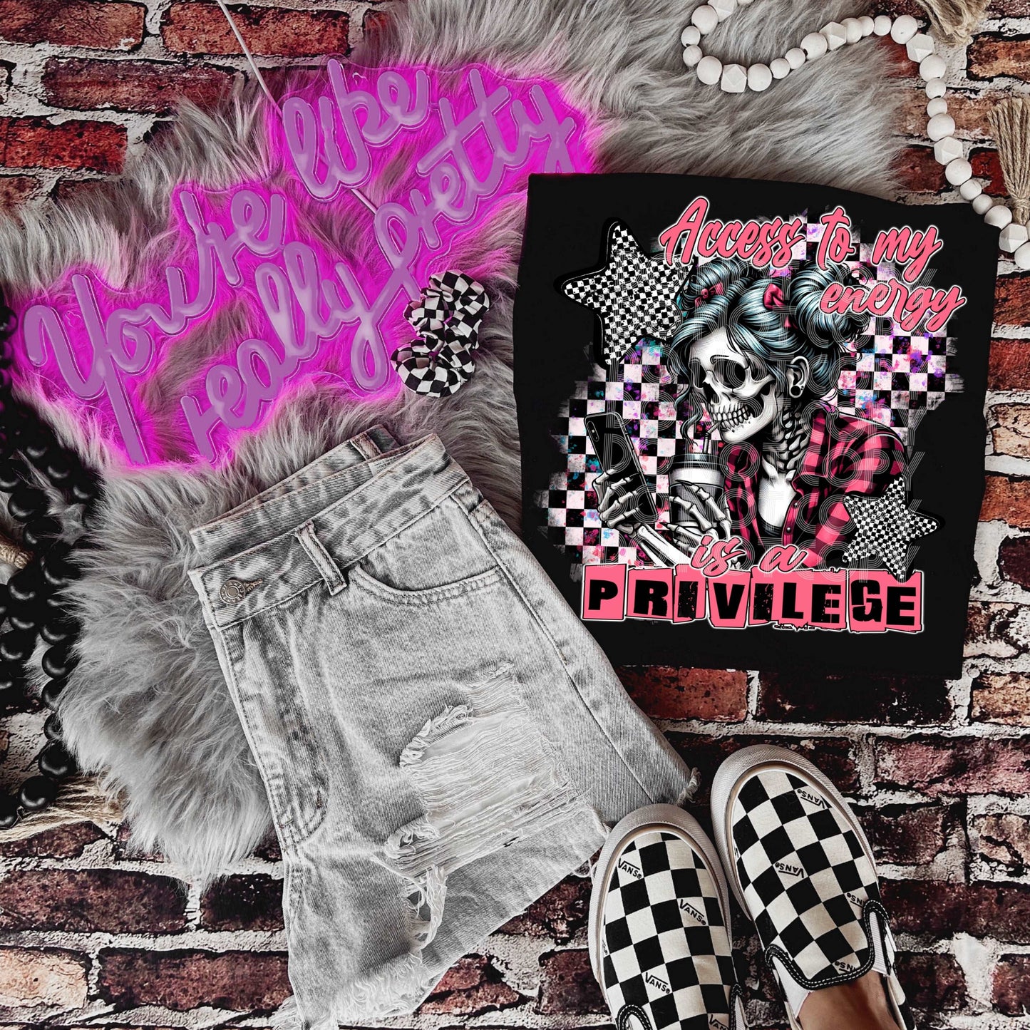 Access To My Energy #3419 - Ready to Press DTF Transfer Full Color - Pro Blanks