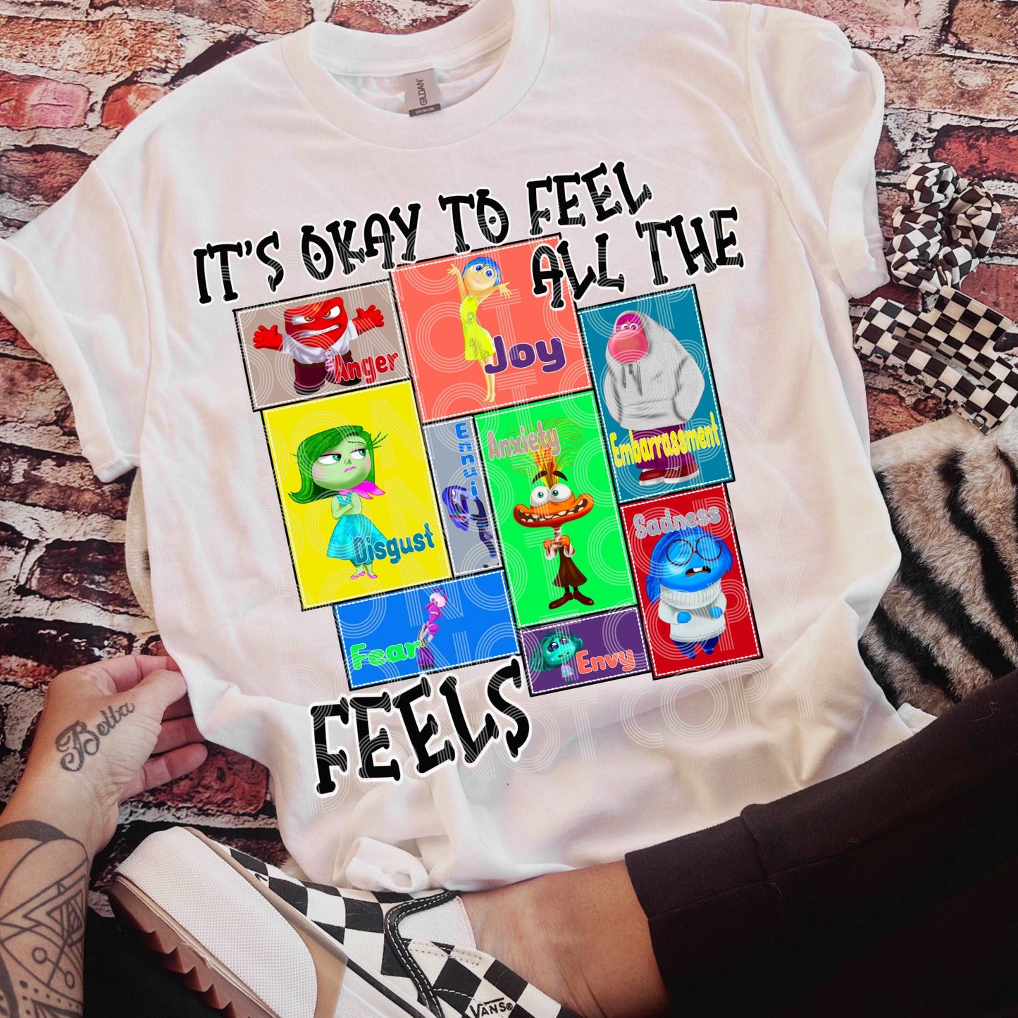 All The Feels #3422 - Ready to Press DTF Transfer Full Color - Pro Blanks