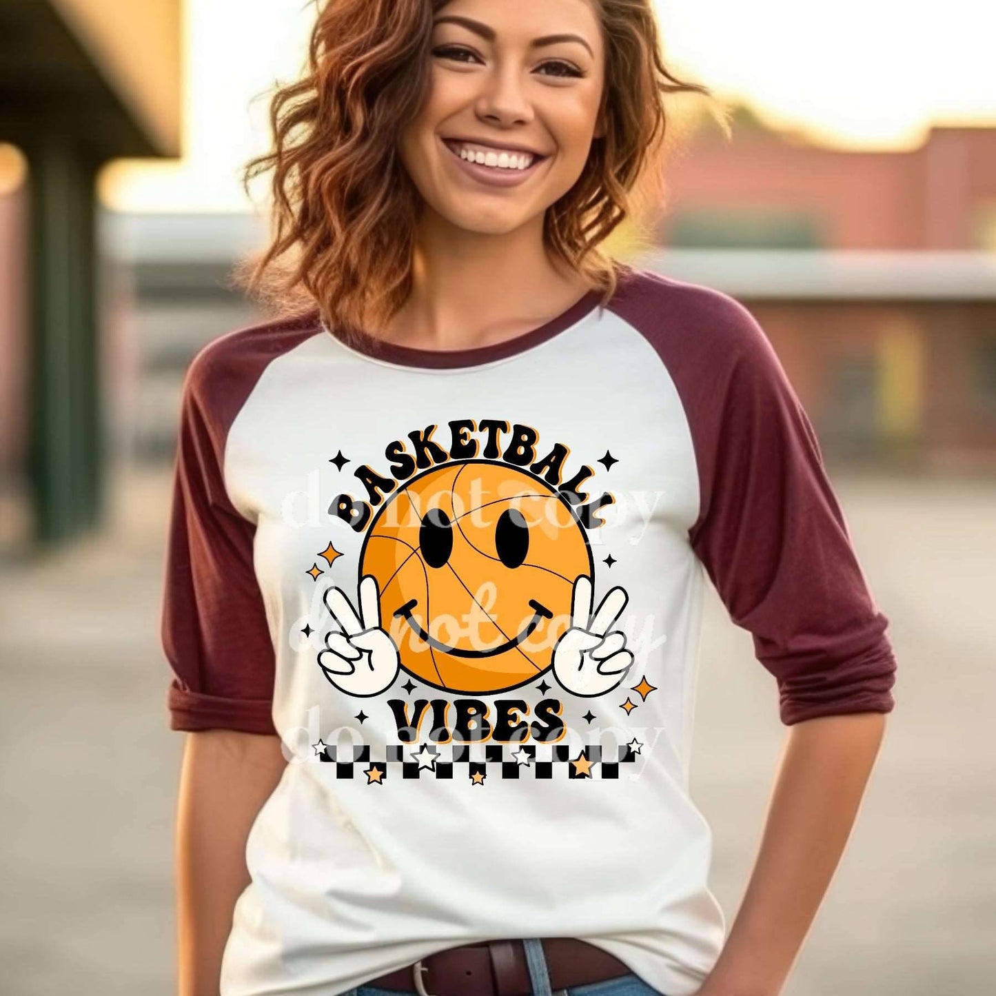 Basketball Vibes - Ready to Press DTF Transfer Full Color - Pro Blanks