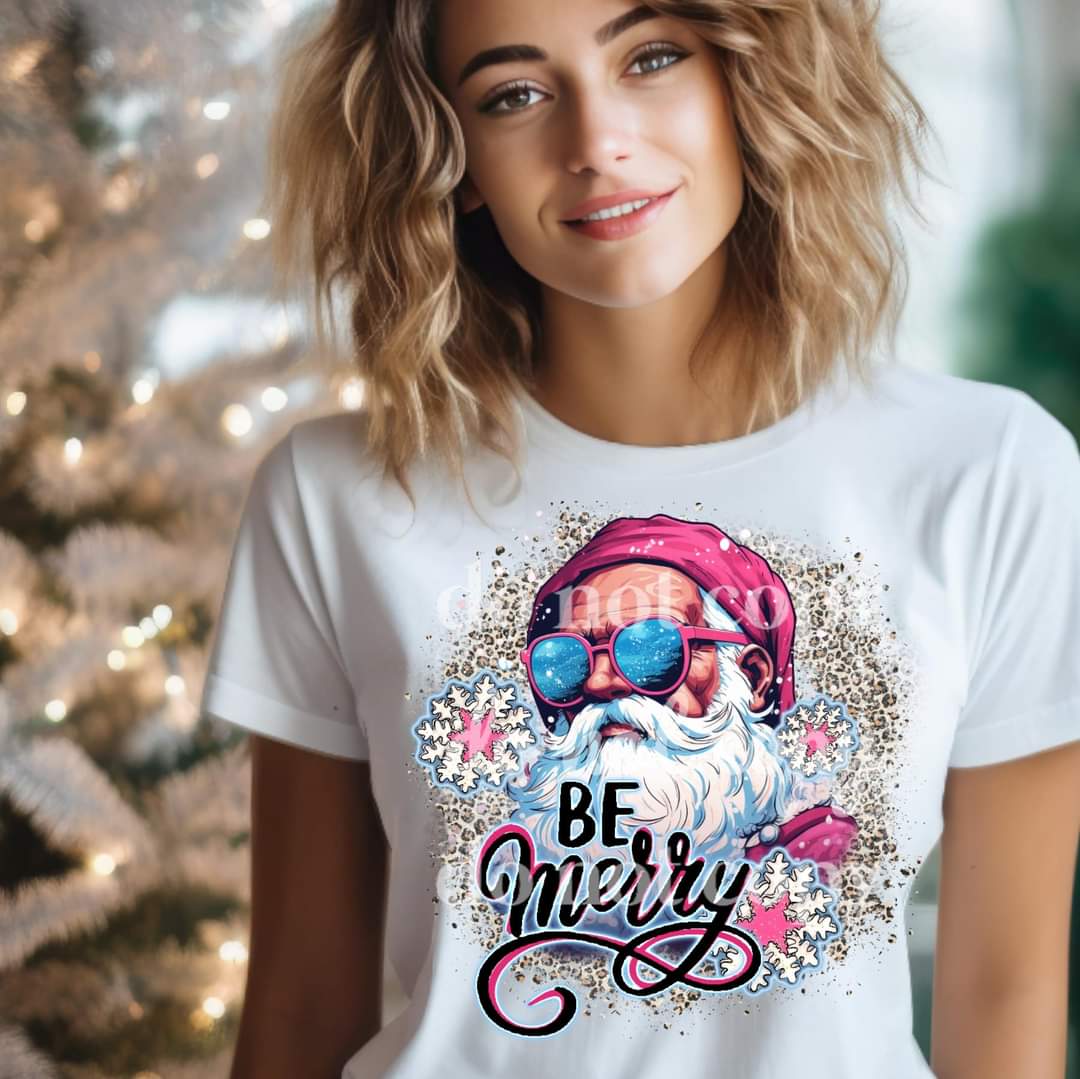 Be Merry - Ready to Press DTF Transfer Full Color - Pro Blanks