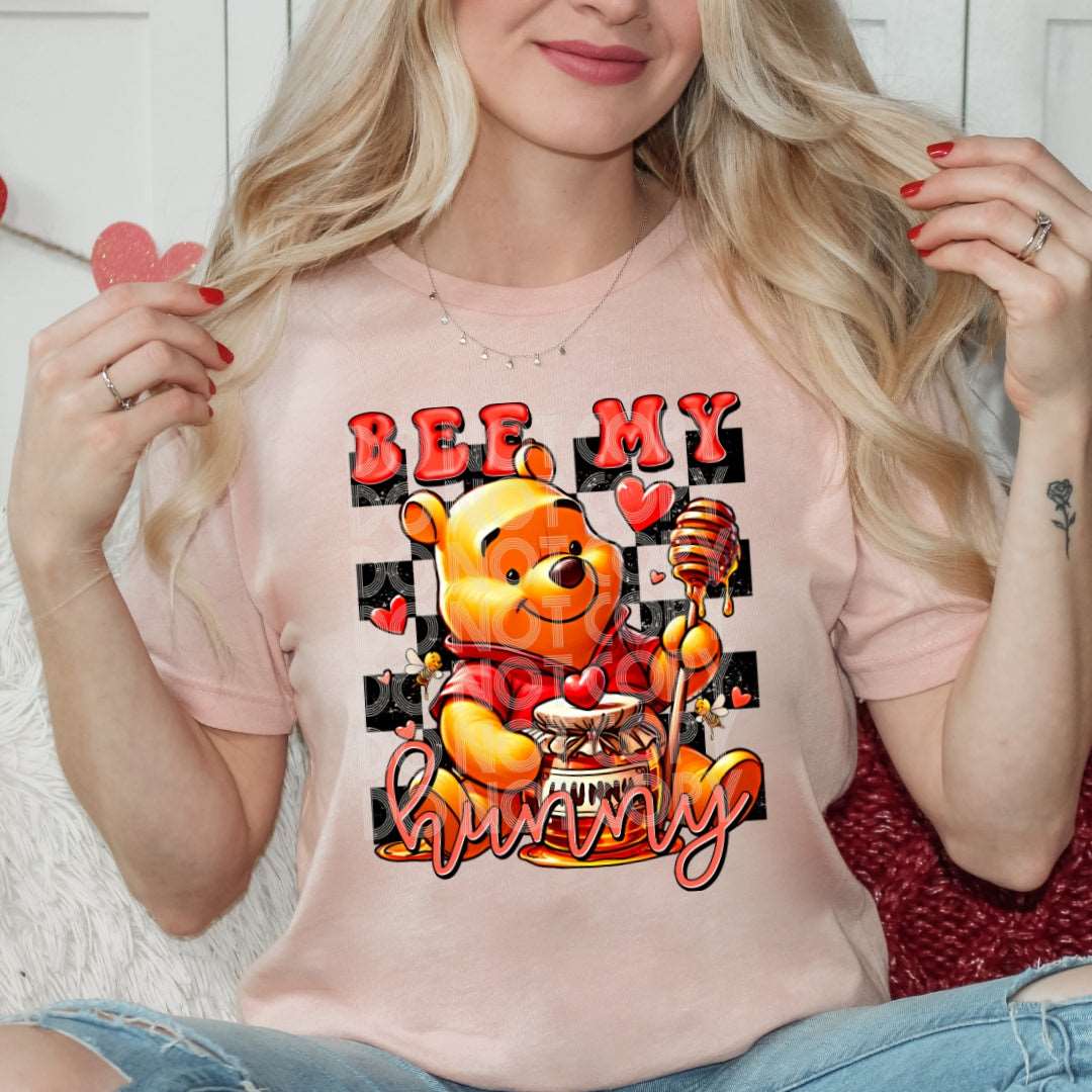 Bee My Hunny #1305 - Ready to Press DTF Transfer Full Color - Pro Blanks