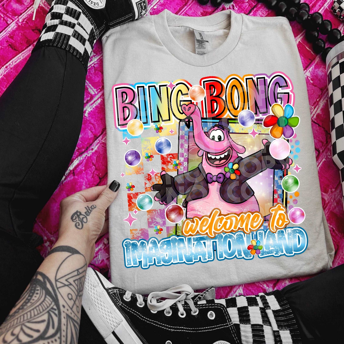 Bing Bong #3461 - Ready to Press DTF Transfer Full Color - Pro Blanks