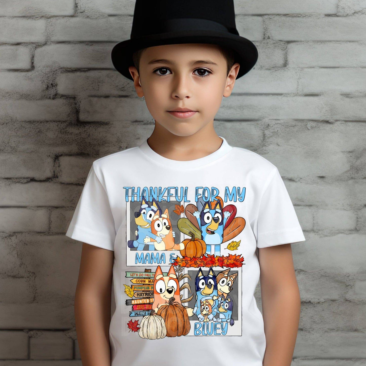 Blue Dog #4071 - Ready to Press DTF Transfer Full Color - Pro Blanks