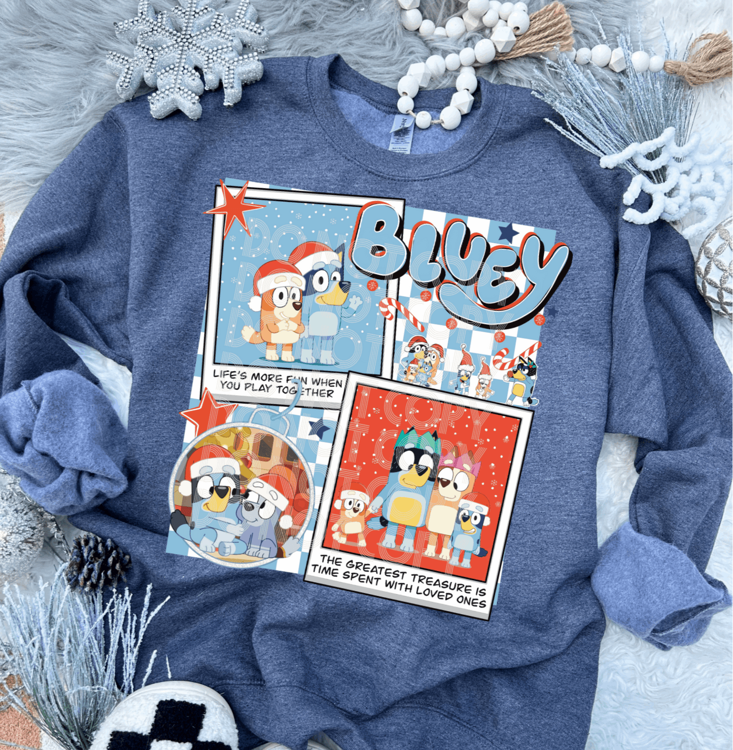 Bluey #3931 - Ready to Press DTF Transfer Full Color - Pro Blanks