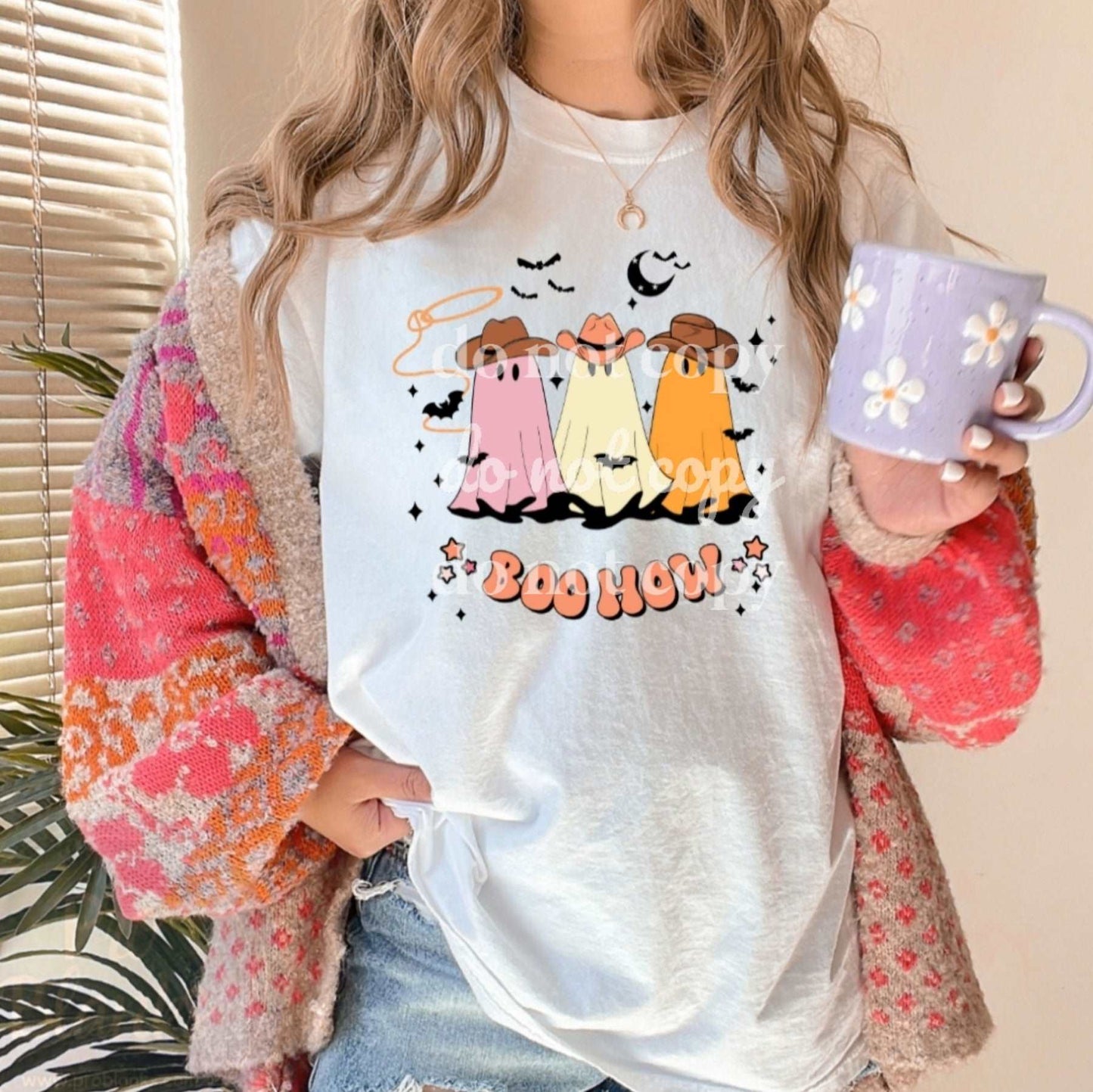 Boo How- Ready to Press DTF Transfer Full Color - Pro Blanks