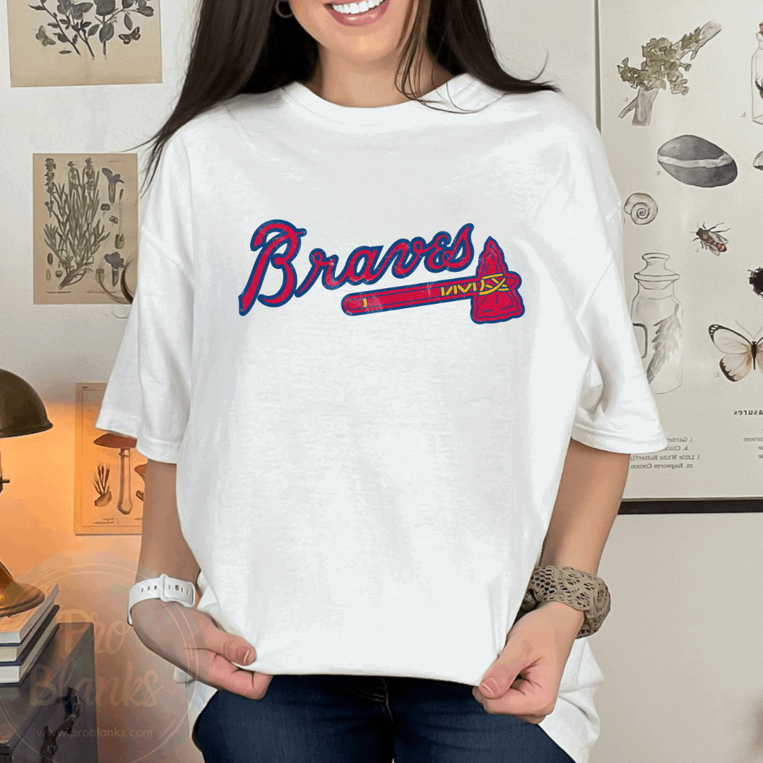 Braves - Ready to Press DTF Transfer Full Color - Pro Blanks