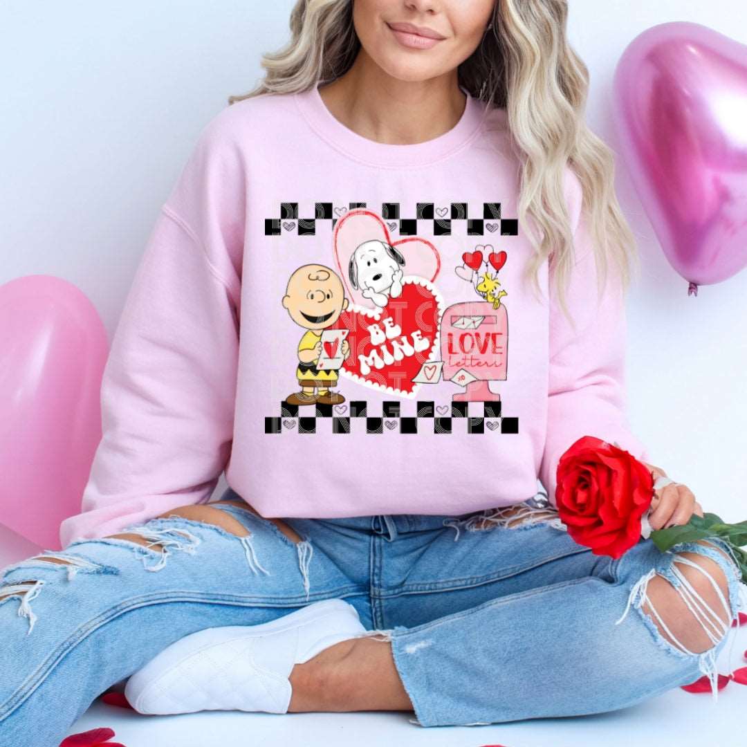 CB Valentine #1344 - Ready to Press DTF Transfer Full Color - Pro Blanks